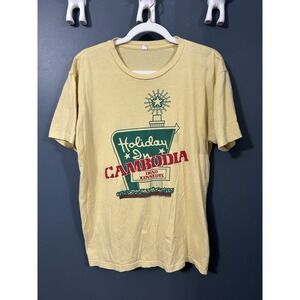 2012 Dead Kennedys tshirt Holiday In Cambodia Yellow Decay Music Easy‎ Partners